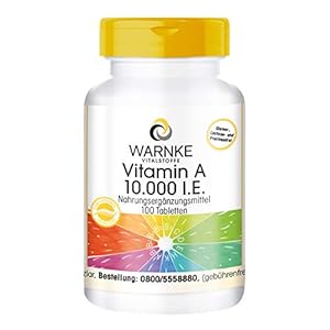 Warnke Vitalstoffe Vitamin A 10.000 I.E. Tabletten