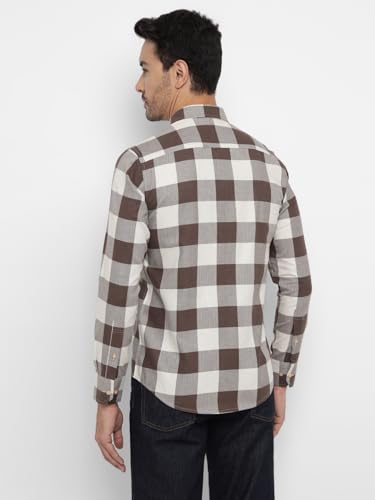 Image of Allen Cooper Checks Shirts for Men - 100% Cotton Comfort Fit Casual and Formal Shirt - Breathable, Soft, Classic Style (Multiple Colors)