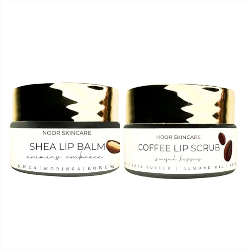Lip Combo - Shea Lip Balm + Coffe Lip Scrub (5gm each)