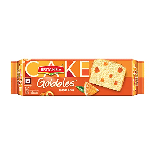 Image of Britannia Gobbles Cake Orange Bites,50g