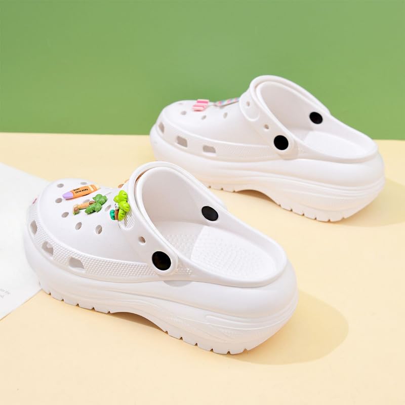 Image of Sliders for Women /Girls Platform Sandals | Lightweight & Stylish Cushioned Rubber Flats Slides | Open Toe Comfortable, Anti-Skid, Waterproof Flip Flops Slipper for Women