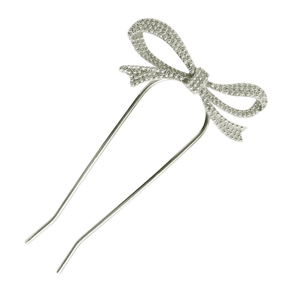 Metal U-shaped Hair Stick For Women Crystal Tassel Hair Clip Bun Shell Hair Access Wedding V0O4 Hairpins Maker Tool