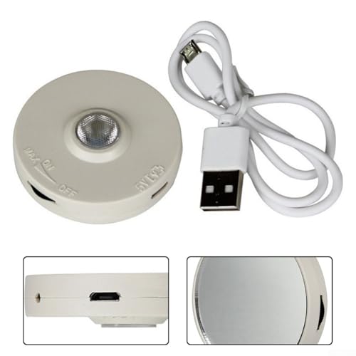 Sorgente luminosa a montaggio adattabile Microscopia Organica USB 5v Illuminatore Led con Cavo per 5w 52mm Compatibile Microscopio Luce di Riempimento 55006500k Colore