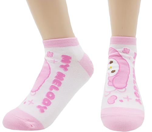 Image of JJMax Women's Kitty Cute Cartoon Cotton Blend Ankle Socks Sets