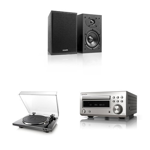 Amazon.co.jp: Denon レコードプレーヤー/スピーカーセット ブラック 