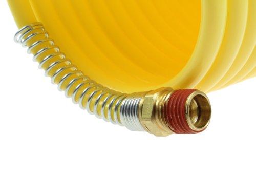 Coilhose Pneumatics N14-12B Coiled Nylon Air Hose, 1/4-Inch ID, 12-Foot Length with (2) 1/4-Inch Swivel Fittings - Thumbnail 2