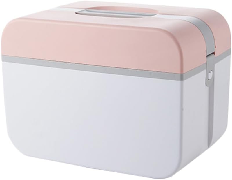 Multi-Layer Medicine Case Emergency Medicine Storage Box Sturdy Plastic First Aid -Friendly