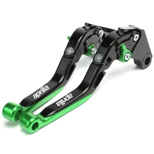 YIJIEBAO Klappbare Bremskupplungshebel passend for Aprilia RSV 1000 Tuono/Mille/R SL1000 Falco Caponord Dorsoduro 1200 Motorrad einstellbar CNC Motorradbremskupplung(X)