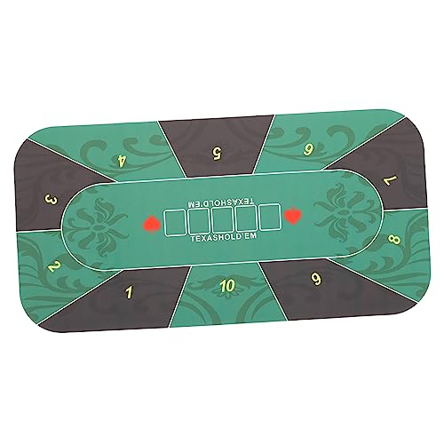 VICASKY Poker Tablecloth Rectangle Poker Table Cover Safe Light Rubber Family Mat Store