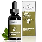 Hair Growth Oil Scalp Serum - Large 1.7oz 100% Natural Hair Growing Scalp Treatment to promote Stronger, Thicker, Longer Hair Regrowth for Men and Woman - Hair Loss Products for Hair Grow