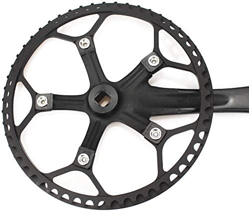 Miniatura 3 de CYSKY Juego de bielas de una sola velocidad MTB 53T56T58T 6.693 in Bielas 130 BCD Bicicleta de Montaña IXF Juego de bielas para bicicleta de una