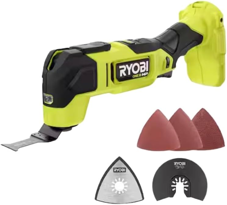 Multiherramienta oscilante sin escobillas RYOBI ONE+ HP de 18 V (solo herramienta) PBLMT51B