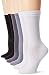 PEDS Women's Comfort At Work Dress Socks, 6 Pairs