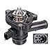 Produktbild febi bilstein 103377 Thermostat mit Gehäuse, Dichtung und Temperaturschalter , 1 Stück