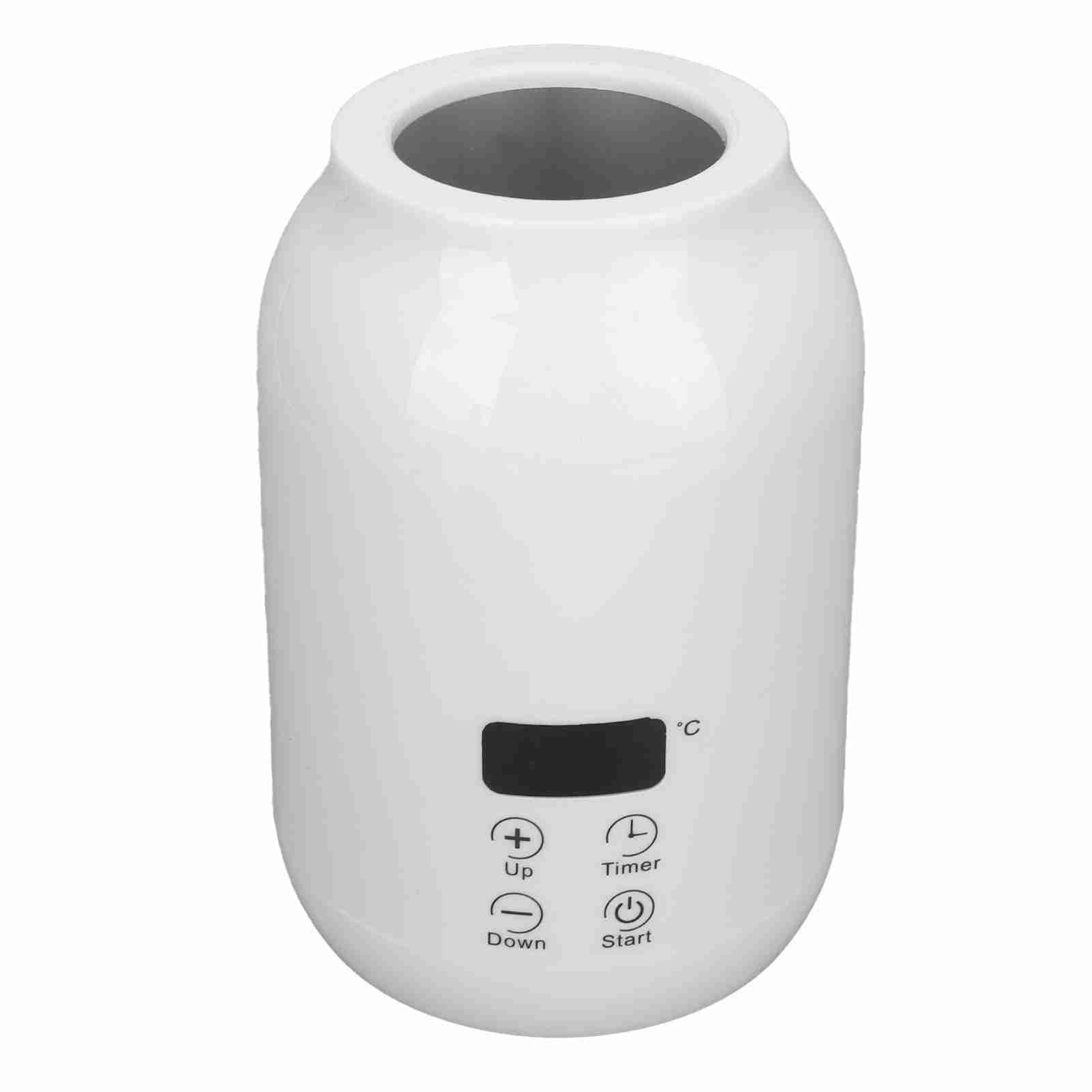 Scaldaolio per Massaggi con 2 Dispenser per Bottiglie di Olio, Scaldabottiglie per Lozioni, Scalda Lozioni Essenziali per Massaggi Spa nel Salone di Casa, Controllo della