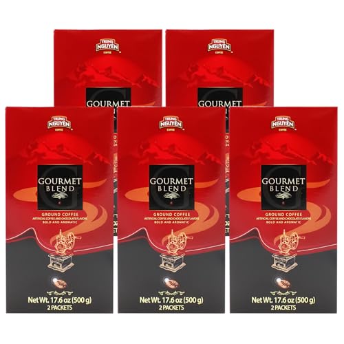 5er Pack (5x500g) Trung Nguyen Gourmet Blend Kaffee gemahlen (Papa Vo)