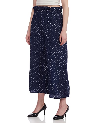 Image of A.T.U.N. (ALL THINGS UBER NICE) Womens High Rise Printed Regular Palazzo | Ankle Length Relaxed Fit Pant
