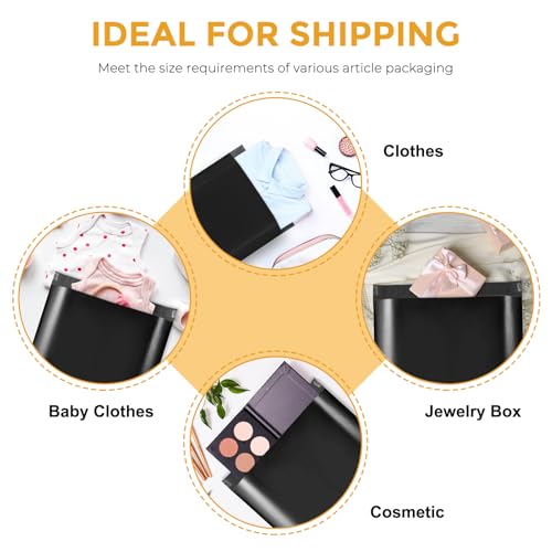 Image of Metronic Poly Mailers 10X13 1000 Pack, Bulk Shipping Bags Heavy Duty Self Seal Waterproof Tear Weather Resistant Medium Mailing Envelopes, Packaging bags for Small Business, Boutique, Clothing,Black