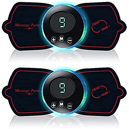 Pukmqu EMS Gynecomastia Reduction Massage, 2023 Best Microcurrent EMS Mini Massage Device with 6 Modes & 19 Levels Intensity, Cordless Portable EMS Bioelectric Acupoints Massage for Pain Relief Cover