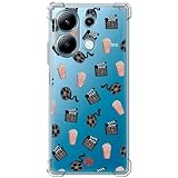 DISEÑO ORIGINAL - Deja ver el color real de su teléfono con nuestros diseños exclusivos y originales en una funda inigualable con toda la esencia de la marca. Su composición transparente hace contrastar el dibujo sobre los colores metálicos del teléfono, resaltando las figuras de un modo espectacular.
