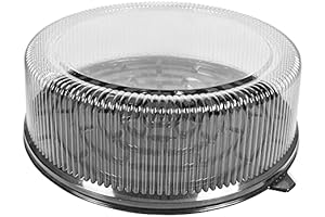 Wow Plastics Inc. 12" Cake Container with Lid, the Perfect Solution for Bakers