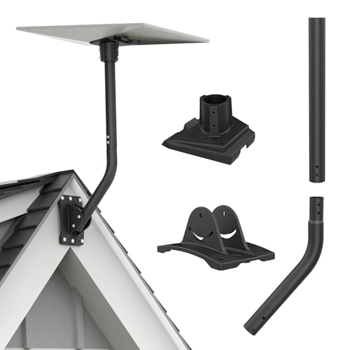 DEEBYCOO Mount for Starlink Gen 3, Adjustable Mounting Kit Compatible with Gen 3 Starlink Standard Dish, Heavy Duty Wall Mount Pole Mount for Starlink