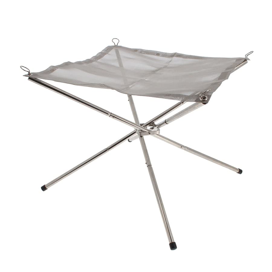 Rootless 3 Section Foldable, Compact and Collapsible Fire Pit - Perfect for Camping, Backyard, and Garden - Carrying Bag Included