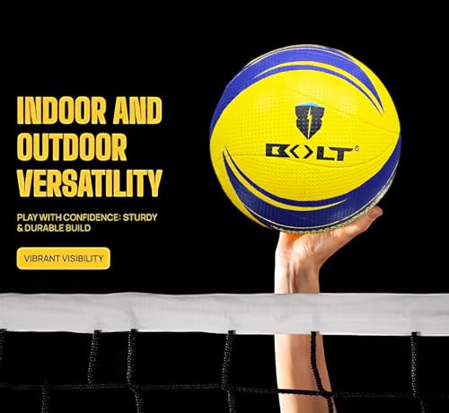 Image of BOLT Combo Volleyball Twister with Net 360N, Pump & Wristband (Ball+Net+Pump+Wristband)