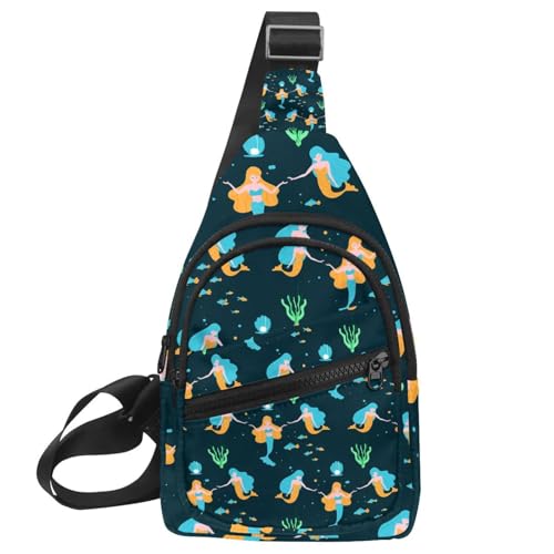 Sac de poitrine pour femme multicolore et imperméable de voyage