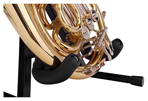 Classic Cantabile FHS-2013 Waldhornständer (zusammenklappbar, gepolstert) schwarz