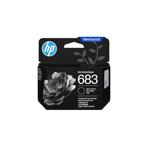 Image of HP 683 Black Original Ink Advantage Cartridge | original
