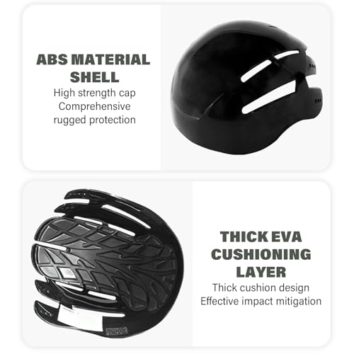 Chapeau de soleil avec casque anti-collision réglable contre chocs et UV
