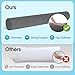 SereneCloud Memory Foam Body Pillow for Bed, Long & Big Full Body Pillows for Adults, Multifunctional Bolster Pillows with Removable & Washable Velvet Cover, Cylindrical Side Pillow (35.43
