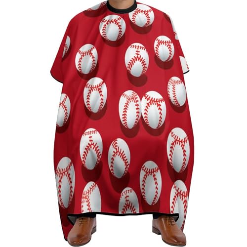 Baseball Hair Cutting Cape for Men Women Waterproof Barber Cape Adjustable Salon Haircut Capes