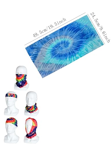 Disfraz hippie infantil 4 piezas 60s 70s azul miniatura 5