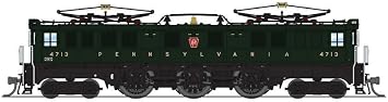 Broadway Limited 3955 PRR P5a Boxcab, 4713, Freight Type, DGLE, Buff Yellow Futura Lettering, Paragon4 Sound/DC/DCC, N