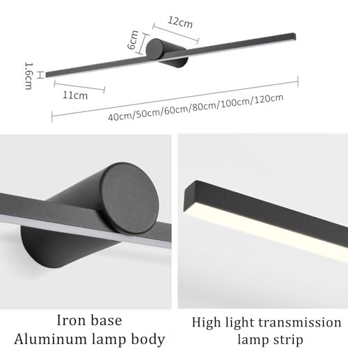 Iluminación de cuadro moderna en aluminio negro para interiores sofisticados 2