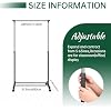 Anchor Chart Storage Rack with Casters Rolling Anchor Chart Holder for Classroom Home Educational Tools
