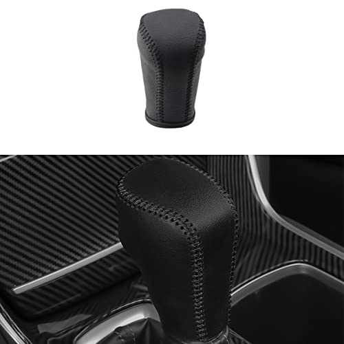SAFJ for Honda Civic 2022 Gear Shift Knob Cover Automatic Transimission Boots Shift Lever Leather Sheath for Honda Civic 2022, Accord 2022 2021 2020 2019 2018