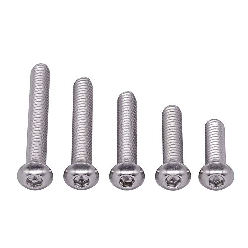 Vis à tête bombée 1/4-20 UNC en acier inoxydable 304 pour assemblages mécaniques - 3