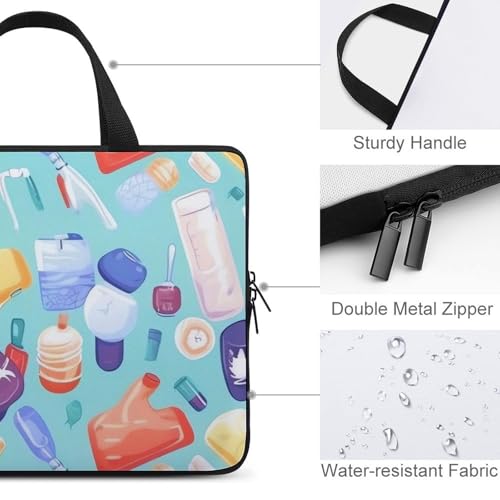 Funda para portátil de 30.5 cm delgada con diseño médico degradado antiarañazos 3