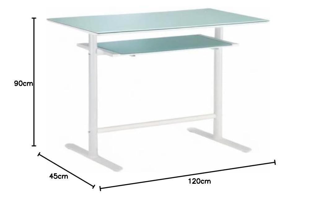 Amazon｜あずま工芸 ロイス カウンターテーブル 幅120cm ガラス天板 