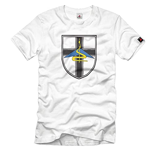 T-shirt blanc emblème sanitaire armée pour randonnée et loisirs