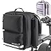 Staveley XL Expandable Mobility Scooter Bag – Large Capacity Back-of-Seat Bag for Electric & Boot Scooters (Black)