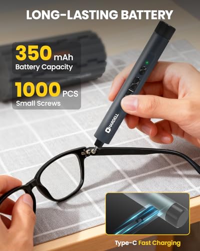 Electric Screwdriver, HARDELL Mini Electric Screwdriver 4V - image 3