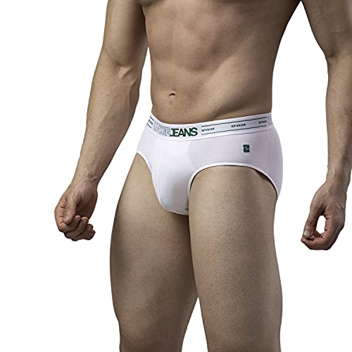 Image of Underjeans Men Cotton Blend Brief - Pack of 2