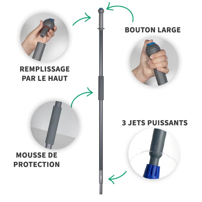 Kit Balai Zapa Pro à réservoir Complet