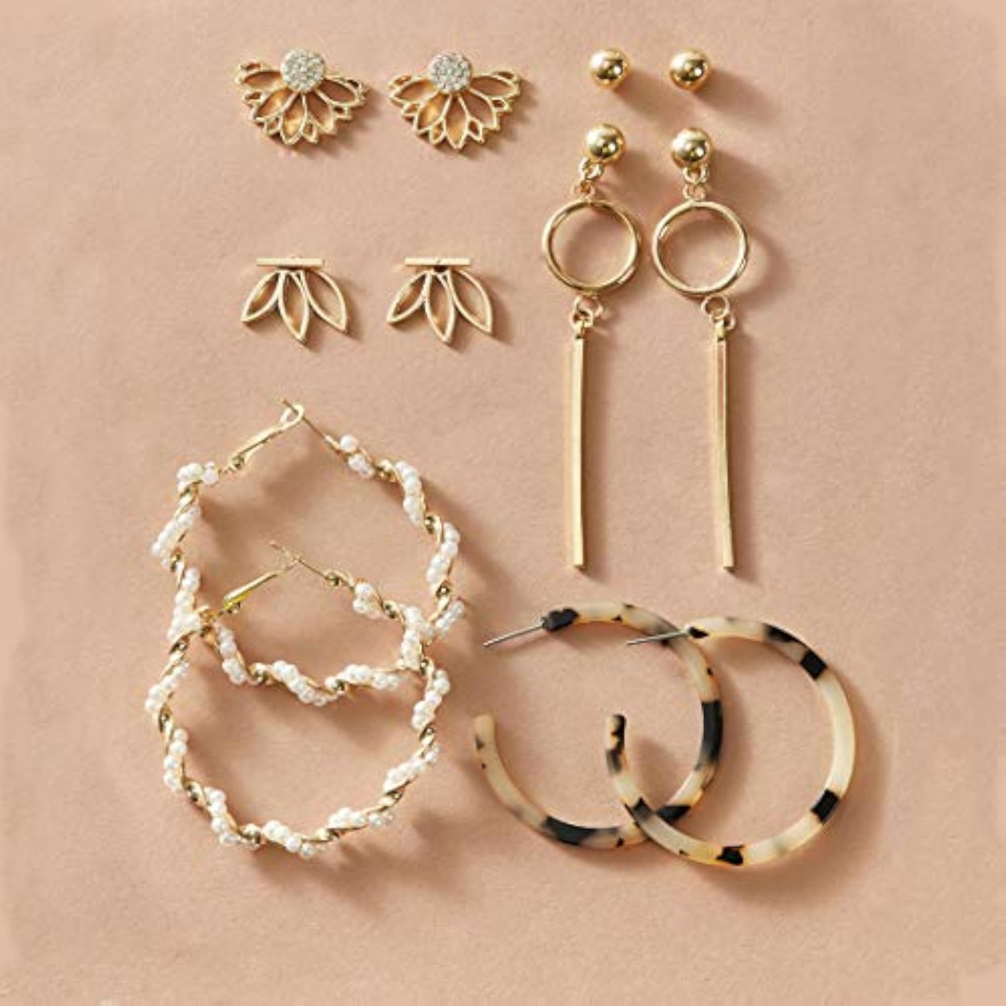 Plated Earrings Combo (JG-PC-ERGG-8612)