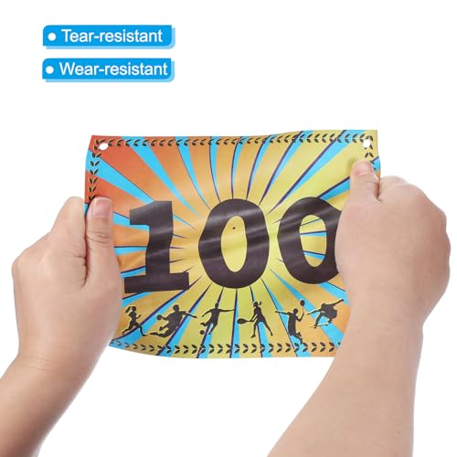 Números de Pechera Premium con Diseño de Espigas de Trigo 7X6 4