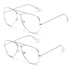 3025 Silver Frame/Clear Lens+3025 Gold Frame/Clear Lens
